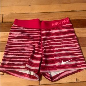 Nike pro compression shorts